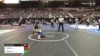 95 lbs Consi Of 16 #2 - Diego Steffen, Suples WC vs Scout Santos, Deschutes MC