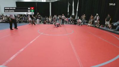 130 lbs Round 3 (6 Team) - Eddie Zeller, Rebellion vs Jack Jastal, Ohio Gold Black