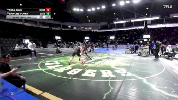 190 lbs Cons. Round 6 - Kaivone Cooks, Lincoln (Tacoma) vs Luke Sage, Snohomish