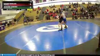 132 lbs Semifinal - Gianni Barajas, McQueen vs Edward Osborn, Damonte Ranch