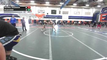 190 lbs Cons. Round 2 - Maxwell Johansson, Rancho Mirage vs Dylan Doniz, Apple Valley