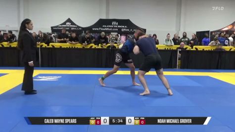 Noah Michael Grover vs Caleb Wayne Spears 2026 Pan IBJJF Jiu-Jitsu No-Gi Championship