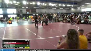 75 lbs Round 5 (8 Team) - Jacob Saunders, Fight Club vs Cannon Gregg, Stronghold - Gold