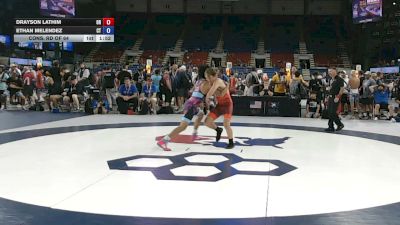 120 lbs Cons. Rd Of 64 - Drayson Lathim, Oregon vs Ethan Melendez, Connecticut