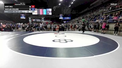 125 lbs Champ. Rd Of 128 - Evey Hill, GA vs Waylan Collins, NC