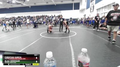 126 lbs Champ. Round 1 - Seth Cialone, Canyon Springs High School Wre vs Erick Garcia, Artesia Highschool