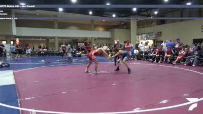 132 lbs Quarters & 3rd Wb (32 Team) - Swayze Martin, Alabama Elite Black vs Braiden Benefield, Alabama Takedown