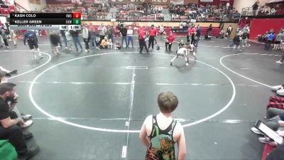 78 lbs 2nd Place Match - Keller Green, East Idaho Elite Wrestling Club vs Kash Colo, Bulldog Wrestling Club