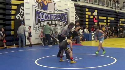 80 lbs Round Of 32 - Kai Weiss, Team Hammer vs Hines Kromel, TDWC