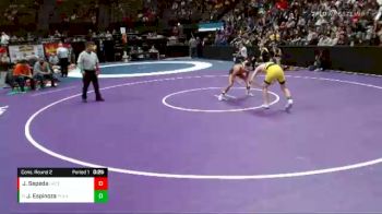 120-4A Cons. Round 2 - Julian Espinoza, Pueblo East vs Julian Sepeda, Greeley Central