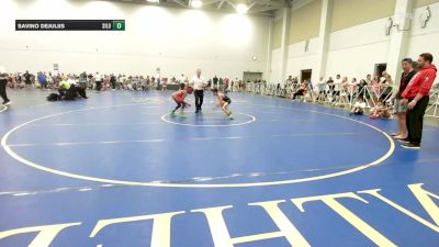 85 lbs Rr Rnd 2 - Liam Tavarez, RedNose Wrestling School - EL vs Savino DeJuliis, Silo - EL