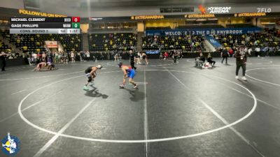 138 lbs Cons. Round 3 - Gage Phillips, Waukee Northwest vs Michael Clement, Decorah