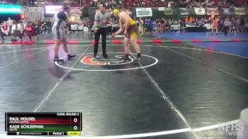 AA - 285 lbs Cons. Round 3 - Kade Schleeman, Butte vs Paul Mousel, Helena Capital