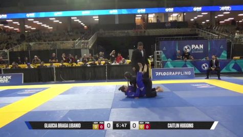 Caitlin Huggins vs Glaucia Braga Libanio 2025 Pan Jiu Jitsu IBJJF Championship