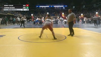 250 lbs Round Of 32 - Kenny Coles, Palmyra vs Carter Schatz, Curwensville