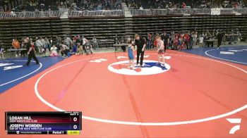 84 lbs Quarterfinal - Logan Hill, Cody Wrestling Club vs Joseph Worden, Top Of The Rock Wrestling Club