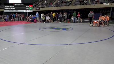 90 lbs Consi-qtrs - Owen Jeter, Bradford vs Porter Kerr, Millerstown