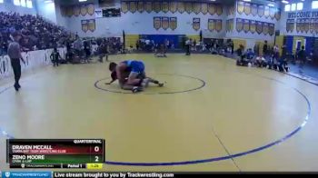 132 lbs Quarterfinal - Zeno Moore, CFWA @ LHP vs Draven McCall, Tampa Bay Tiger Wrestling Club