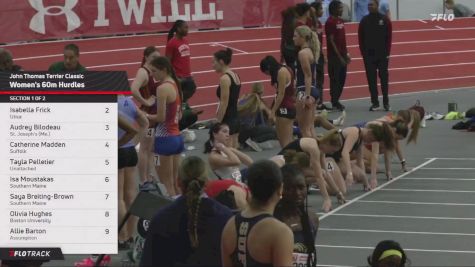 Women's 60m Hurdles Open, Finals 1