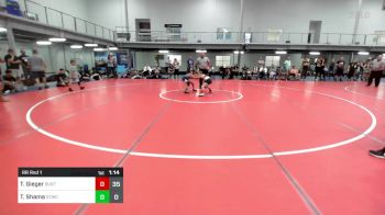 72 lbs Rr Rnd 1 - Tyler Gieger, Buxton Atc vs Tarek Shama, Shore Thing WC