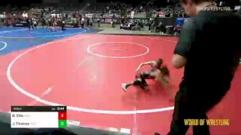 49 lbs Consi Of 8 #1 - Barrett Ellis, Caney Wrestling Club vs Julius Thomas, Nebraska Boyz