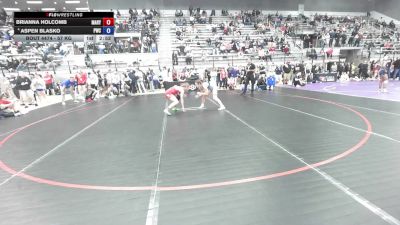 57 kg Quarters - Brianna Holcomb, Maryland vs Aspen Blasko, Pinnacle Wrestling Club