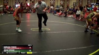 108 lbs Round 4 (6 Team) - Adriana Yodice, MGW- Cherry Blade Lemonade vs Reese Dewar, MGW- Wydlin Watermelon