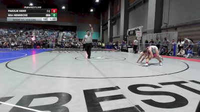 110 lbs Round Of 32 - Paezlie Kerr, F-5 Grappling vs Mia Hennecke, Unnattached