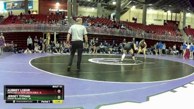 140 lbs Round 4 (8 Team) - Jersey Titman, Grand Island Girls vs Aubrey Loehr, Papillion-La Vista South Girls