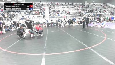 59 kg Cons. Semis - Abigail Mozden, Samurai Wrestling Club vs Sobina Clendaniel, Marathon Wrestling Club