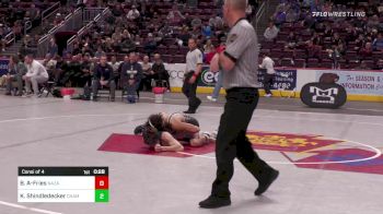 126 lbs Consi Of 4 - Braxton Appello-Fries, Nazareth vs Karl Shindledecker, Chambersburg