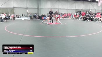 130 lbs 2nd Wrestleback (16 Team) - Abby Vanderheyden, Tennessee vs Milly Hughes, Georgia Blue