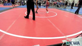 76 lbs Quarterfinal - James Williams, Tahlequah Wrestling Club vs LeBrae Jones, HURRICANE WRESTLING ACADEMY