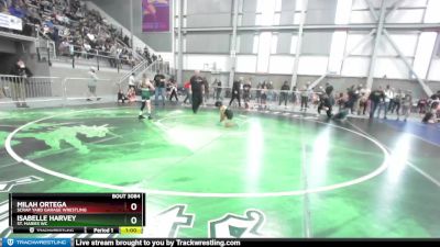 62 lbs Cons. Semi - Milah Ortega, Scrap Yard Garage Wrestling vs Isabelle Harvey, St. Maries WC