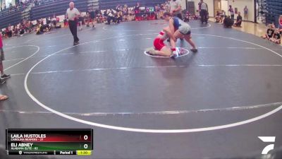 155 lbs Round 3 (6 Team) - Eli Abney, Alabama Elite vs Laila Hustoles, Carolina Reapers