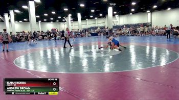 157 lbs Round 5 (16 Team) - Isaiah Korba, All In vs Andrew Brown, Team Michigan Blue - DEV