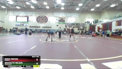 165 lbs Cons. Round 6 - Brooklyn Nelson, Twin Falls vs Emma Minton, Emmett