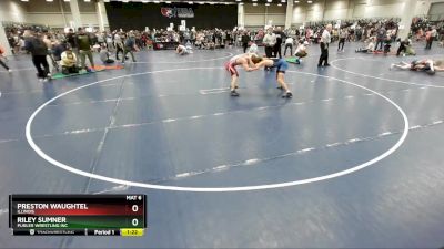 120 lbs Quarterfinal - Riley Sumner, Purler Wrestling Inc vs Preston Waughtel, Illinois