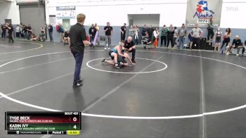 108 lbs Quarterfinal - Tyge Beck, Valdez Youth Wrestling Club Inc. vs Kadin Ivy, Soldotna Whalers Wrestling Club