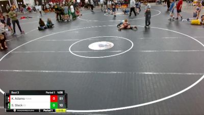 105 lbs Round 3 (3 Team) - Konnor Adams, Palmetto State Wrestling Academy vs Sam Slack, Eastside