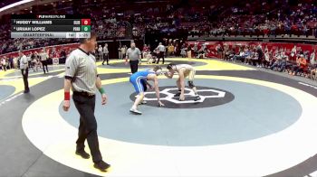 D1-132 lbs Quarterfinal - Huggy Williams, Olen. Liberty vs Urijah Lopez, Perrysburg