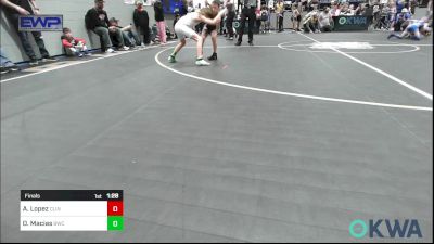 64 lbs Final - Adrien Lopez, Clinton Youth Wrestling vs Damen Macias, Berryhill Wrestling Club