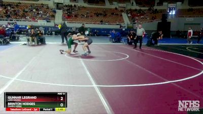 D2-138 lbs Champ. Round 1 - Brinton Hodges, Campo Verde vs Gunnar LeGrand, Lake Havasu