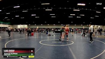 132 lbs Cons. Round 2 - Suhaas Kuppam, Green Hope vs Luke Owens, Central Davidson