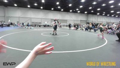 60 lbs Rr Rnd 2 - Axl Ellsbury, Mat Warriors K-6 vs Laken Peterpaul, Oklahoma Mafia Girls K-6