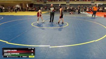 115 lbs Cons. Round 1 - Colton Varpness, Dover-Eyota vs Hunter Hazen, Bold