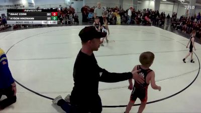 2 lbs Semifinal - Isaac Codr, Seward Wrestling Club vs Kyson Hinzmann, Louisville Wrestling Club
