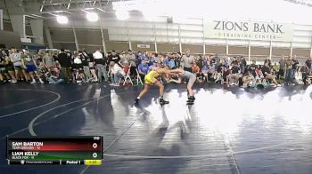 110 lbs Round 3 (4 Team) - Liam Kelly, Black Fox vs Sam Barton, Team Oregon