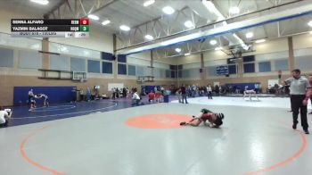 100lbs Cons. Round 3 - Senna Alfaro, Redmond (Girls) vs Yazmin Balagot, Hoquiam (Girls)