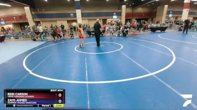 78 lbs Round 1 - Reid Carson, Texas Takedown Academy vs Zayd Ahmed, Warrior Trained Wrestling